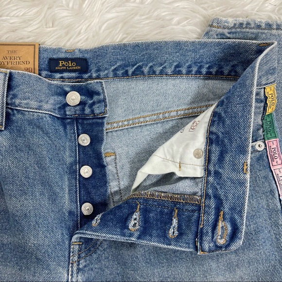 RARE Polo Ralph Lauren Avery Boyfriend logo Jeans - Picture 5 of 16